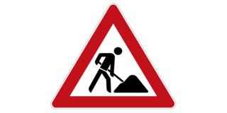 Symbol STVO Zeichen 123 Arbeitsstelle Symbol STVO Zeichen 123 Arbeitsstelle